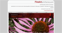 Desktop Screenshot of fineartprintfactory.com